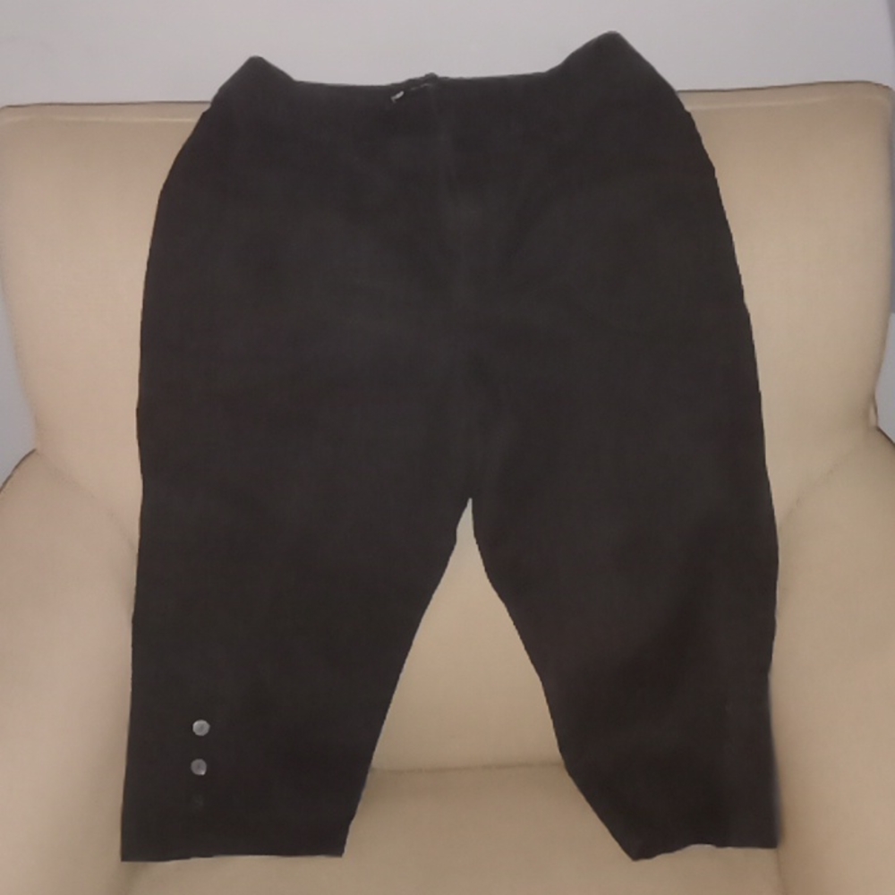 Black jean shorts